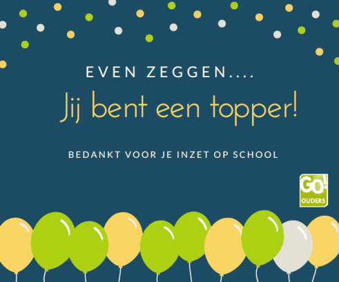 bedankt