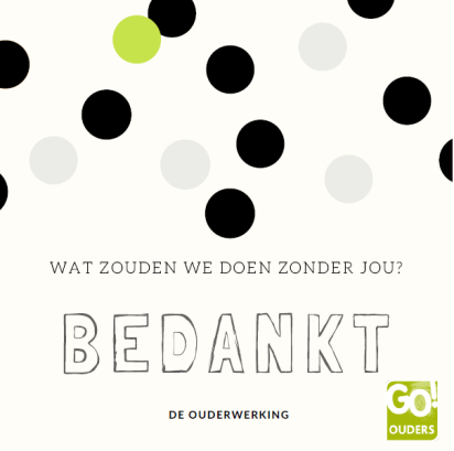 bedankt